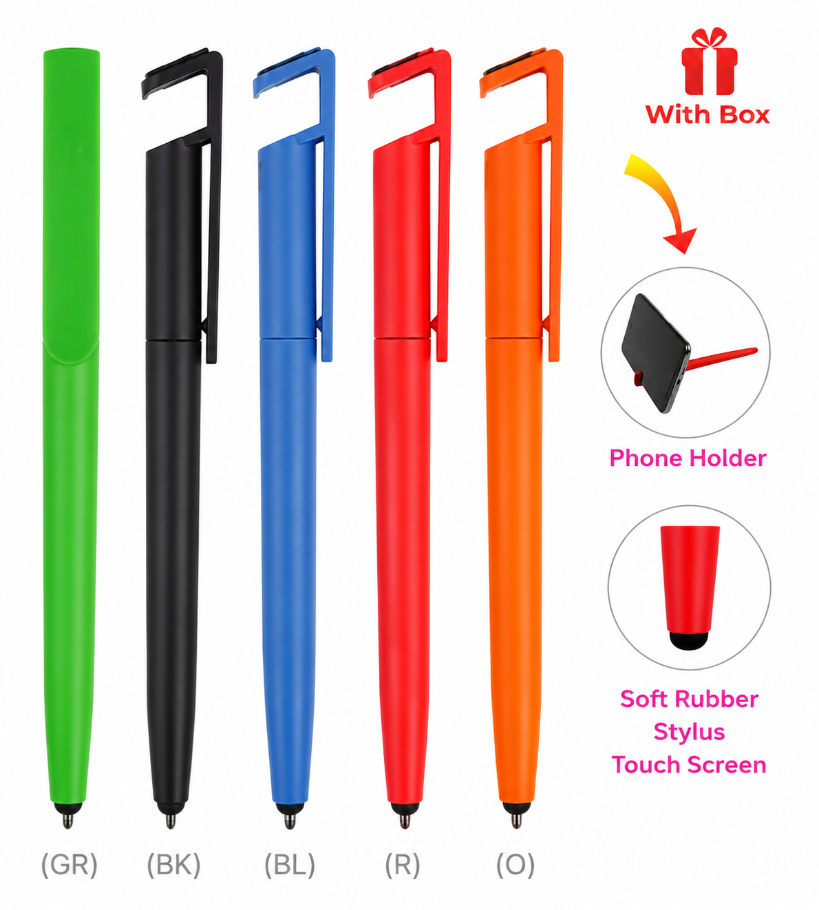 STYLUS PEN WITH PHONE HOLDER